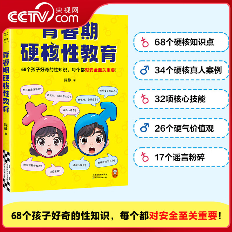 【央视网】青春期硬核性教育 68个孩子好奇的性知识 每个都对安全至关重要 34个真人案例增强自我保护意识 青春期性教育自我保护ZI