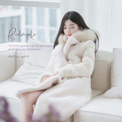 Redmole95新长款收腰羽绒服