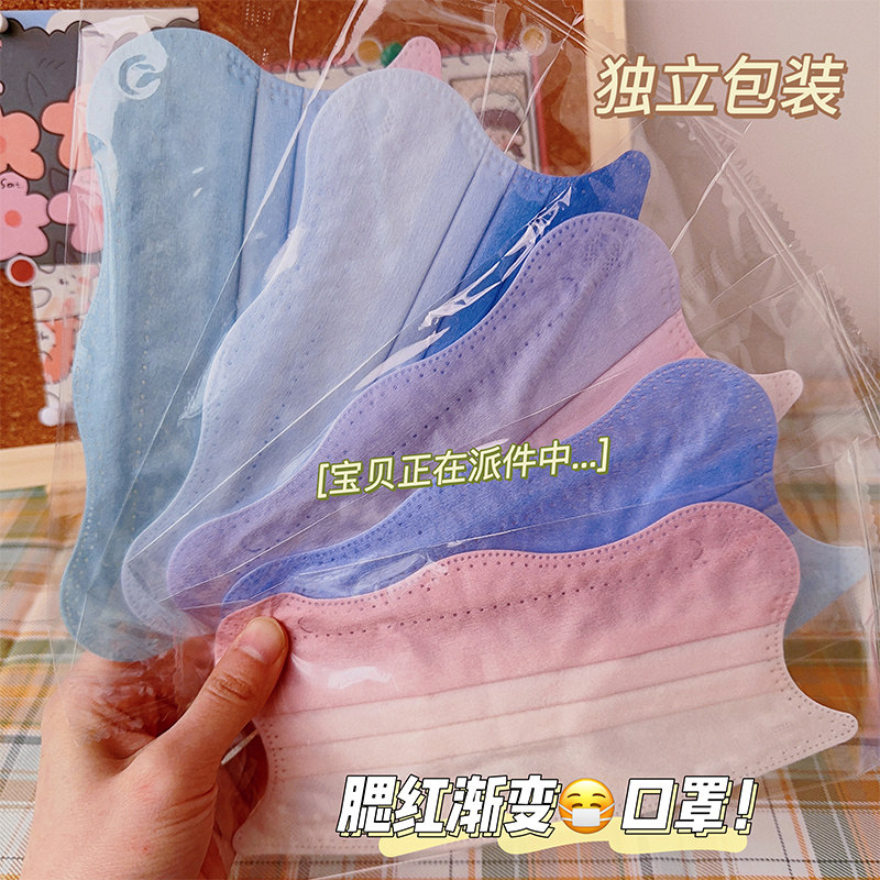 蝶形防护防尘一次性口罩图片