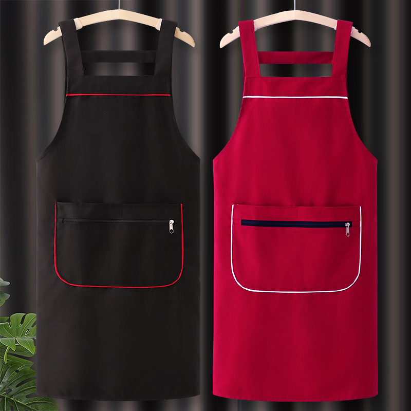 纯棉围裙厨房家用餐饮洋气洋气