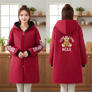 水果店围裙定制厨房家用耐脏防水防油上班专用罩衣女新款加绒加厚