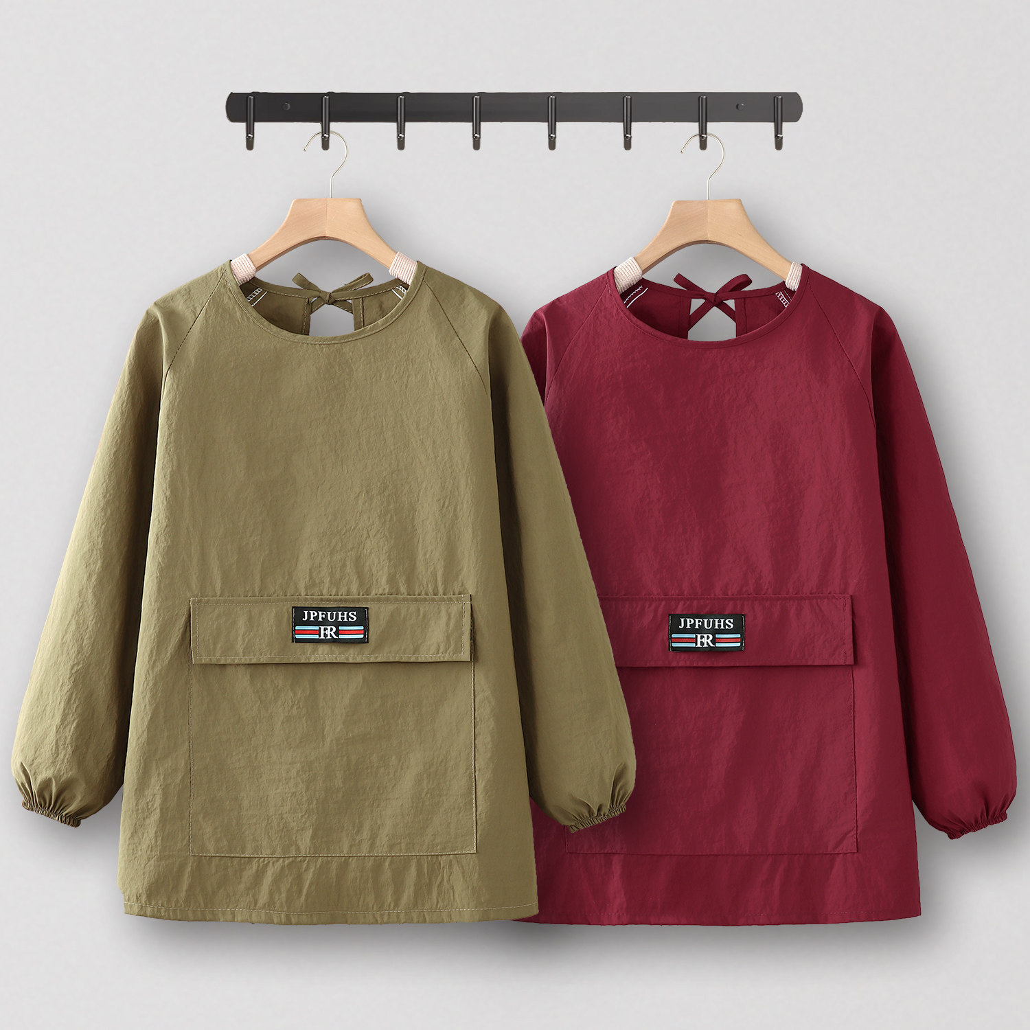 小个子围裙厨房家用防水防油防尘工作服男罩衣女新款上班专用定制