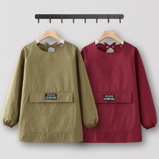 小个子围裙厨房家用防水防油防尘工作服男罩衣女新款上班专用定制