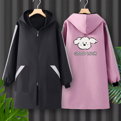 加绒加厚长袖罩衣防水防油围裙