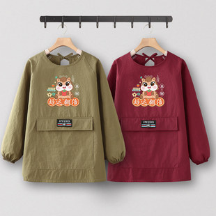 短款围裙厨房家用防水防油简约工作服定制园艺罩衣女新款上班专用