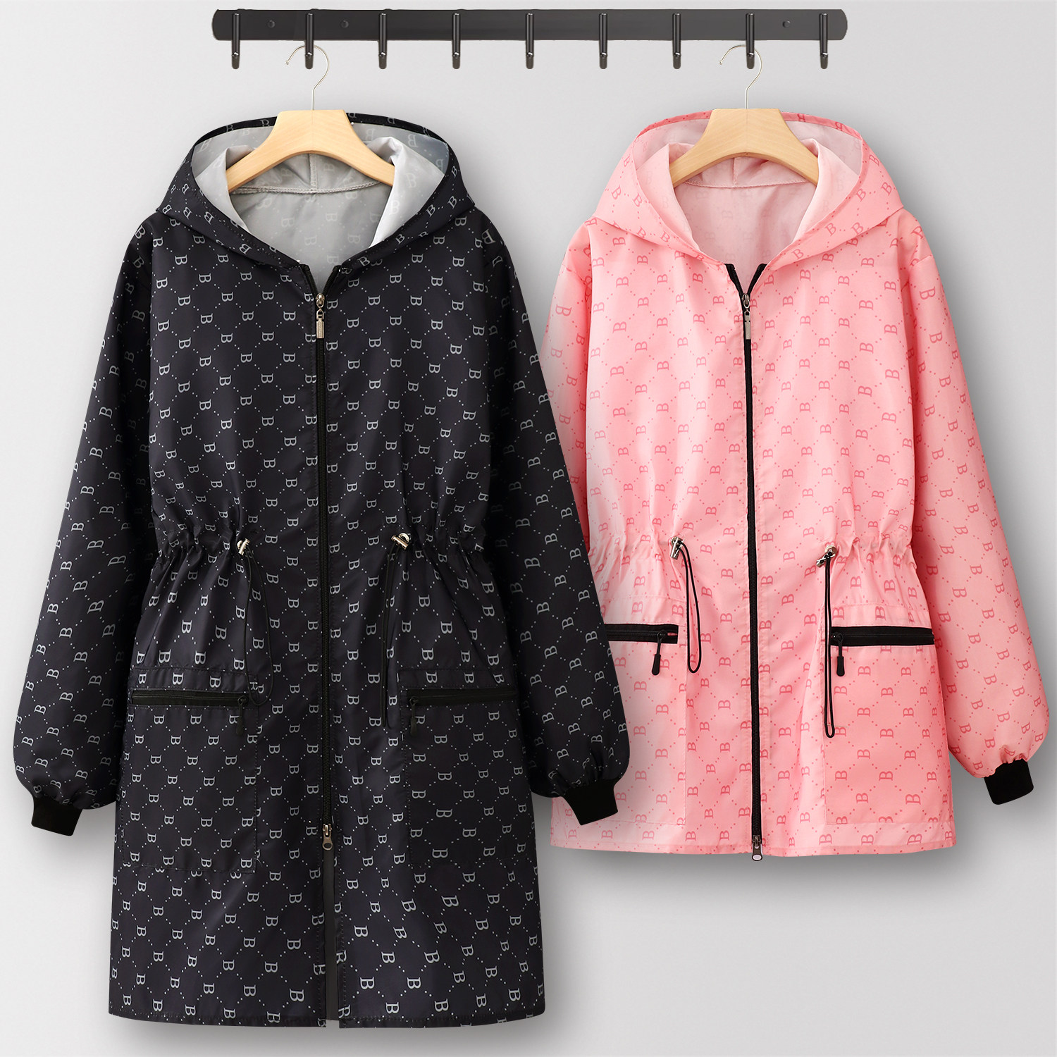 洋气可外穿罩衣女新款围裙厨房