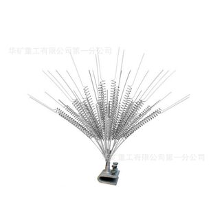 防止鸟类停留筑巢分叉弹簧防鸟刺 牢固耐用分叉弹簧防鸟刺