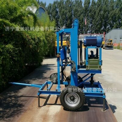 定制生产三相电地源热泵打井机小型家用电动农田灌溉百米水井钻机