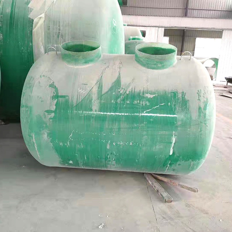 厂家定制生产小区污水处理设备玻璃钢缠绕化粪池 一体式化粪池