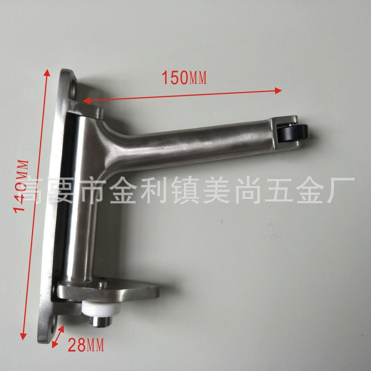 工字型顺位器304不锈钢精铸重型顺位器通道门静音关门缓存器