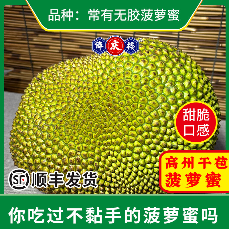 菠萝蜜顺丰包邮高州无胶菠萝蜜黄肉干包茂名珍珠菠萝蜜一整个