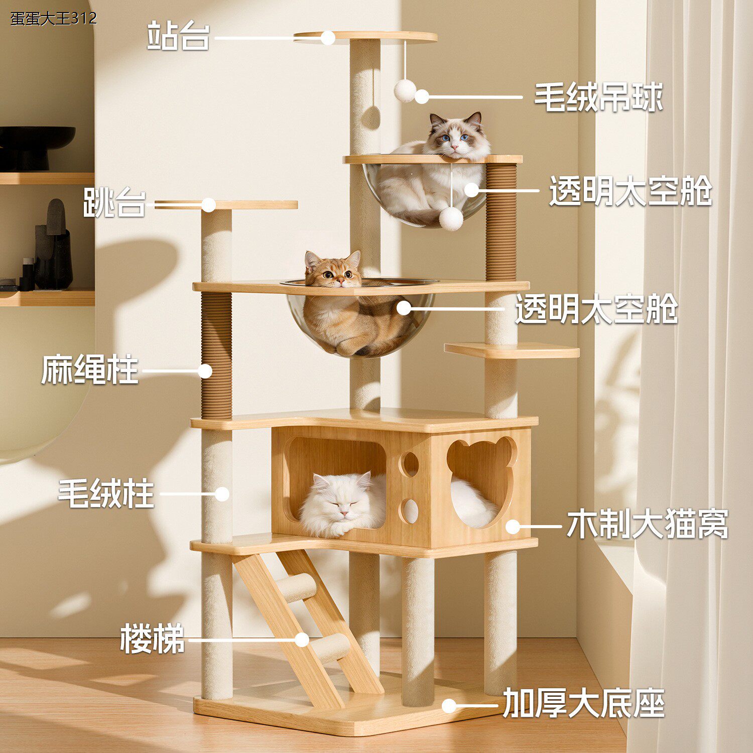 代架窝猫树太舱剑架大猫