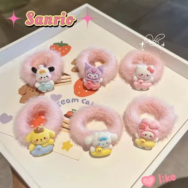 卡通三丽鸥头绳发饰皮筋少女心