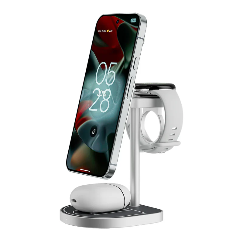 X85篮球款谷歌三合一无线充电器