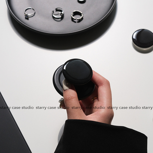 starry手机气囊支架magsafe磁吸圆形指环扣可拆卸折叠便携粘贴款