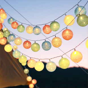 led小彩灯生日少女心房间装饰布置闪灯串灯满天星露营户外氛围灯