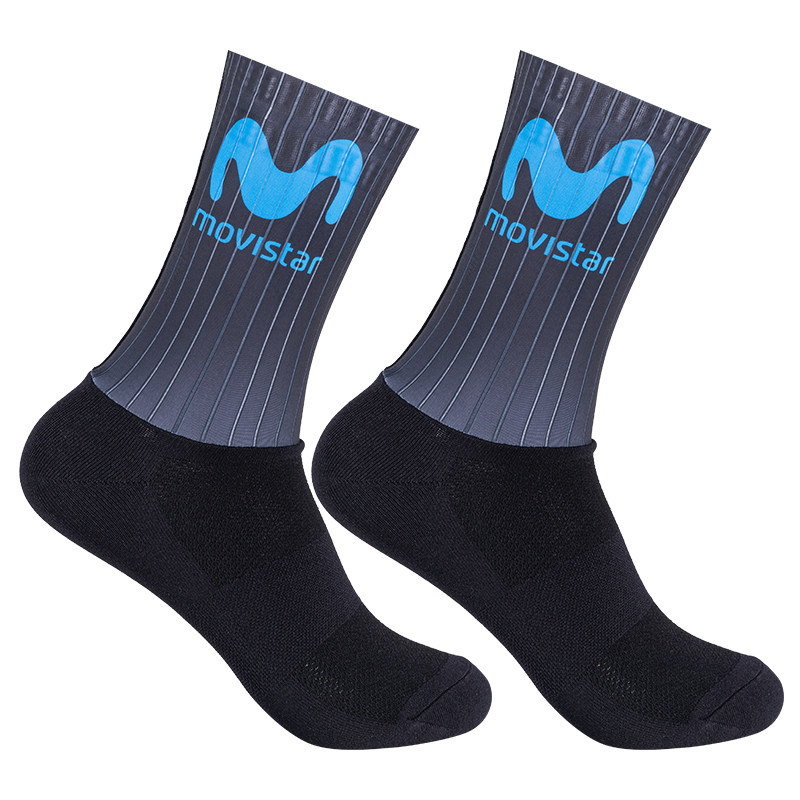 Aero socks专业运动队版公路自行车骑行袜子压缩中长筒男女款四季