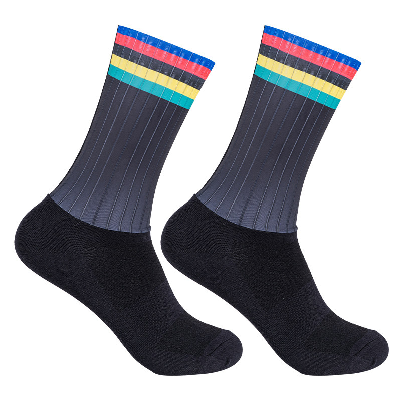 Aero socks专业队版气动公路车骑行运动袜子中长筒夏季男女款压缩