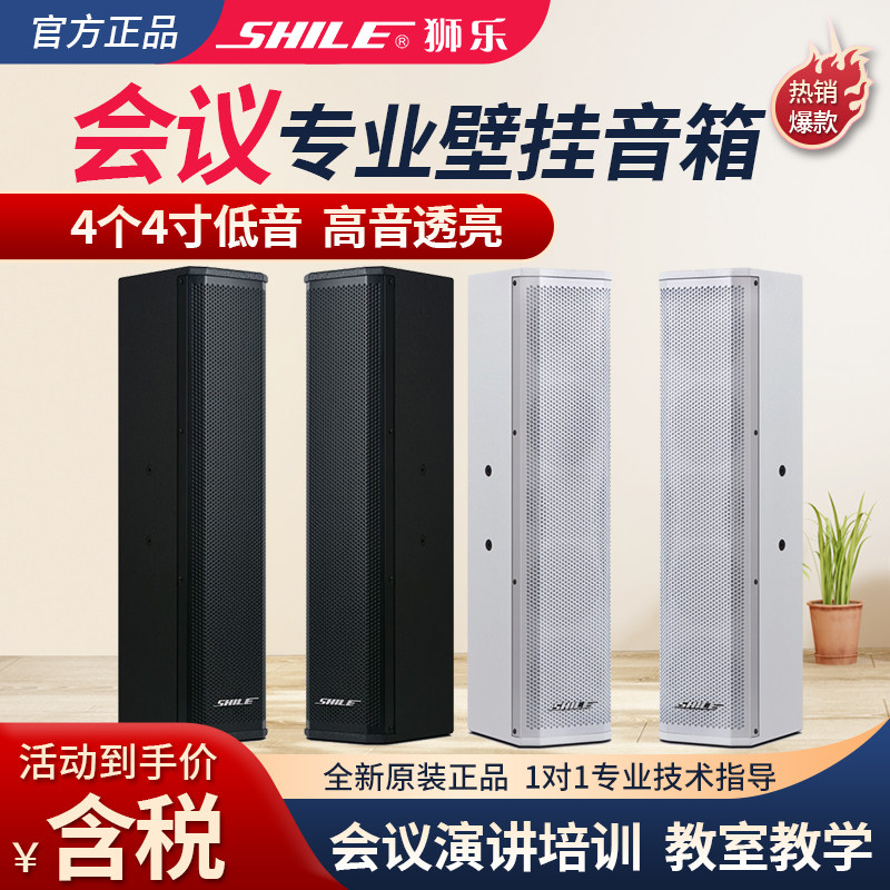 狮乐 BX-406（只）音箱壁挂音响酒店会议商场舞蹈教学多功能展厅