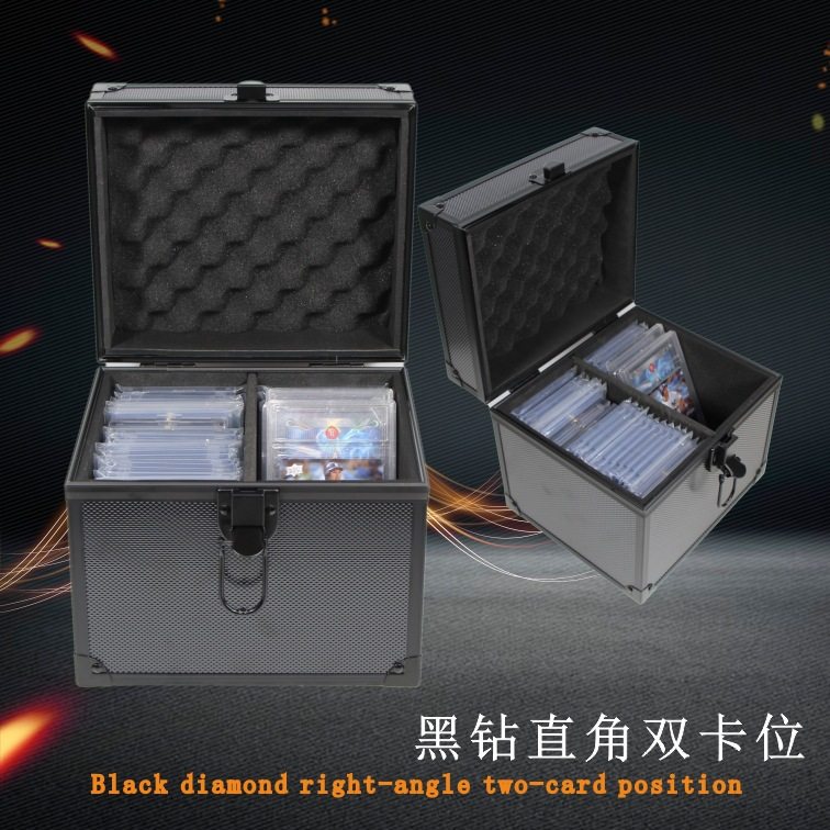 PSA BGS评级卡砖卡牌收藏收纳带锁手提箱收纳盒球星卡X游戏王卡砖
