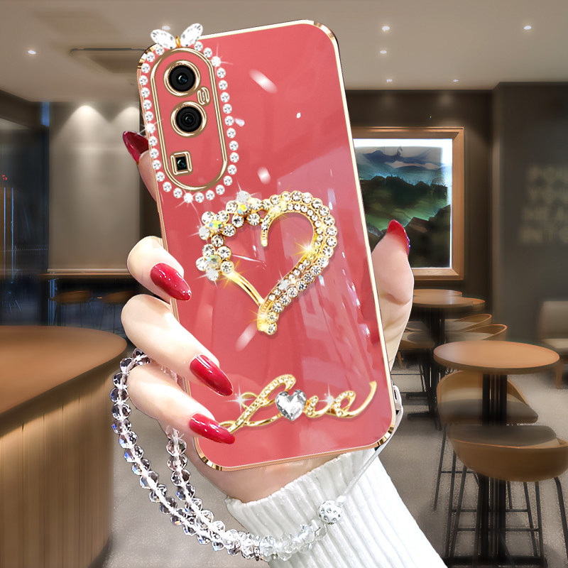 OPPOReno10硅胶时尚保护套送手链