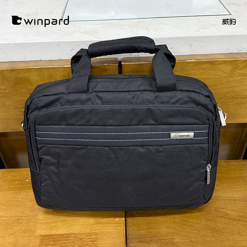 威豹老款男士单肩公文包