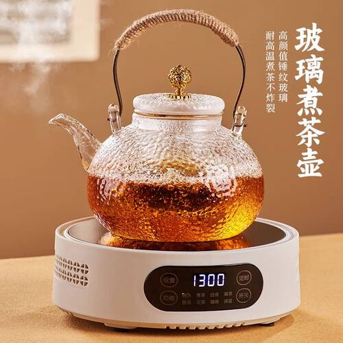 电陶炉家用提梁壶玻璃茶壶耐热