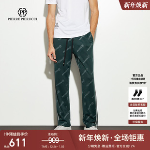 长裤 PP意大利轻奢男装 商务休闲抽绳运动直筒休闲裤 新款 男 2025春季