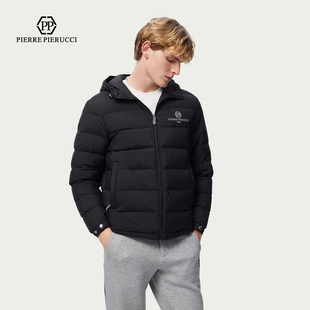 PP PIERRE PIERUCCIPP意大利轻奢男装2025冬季新款保暖立领羽绒服