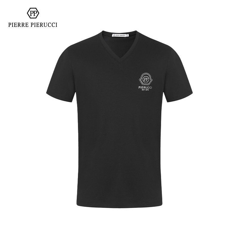 PP男装logo字母短袖多色T恤男