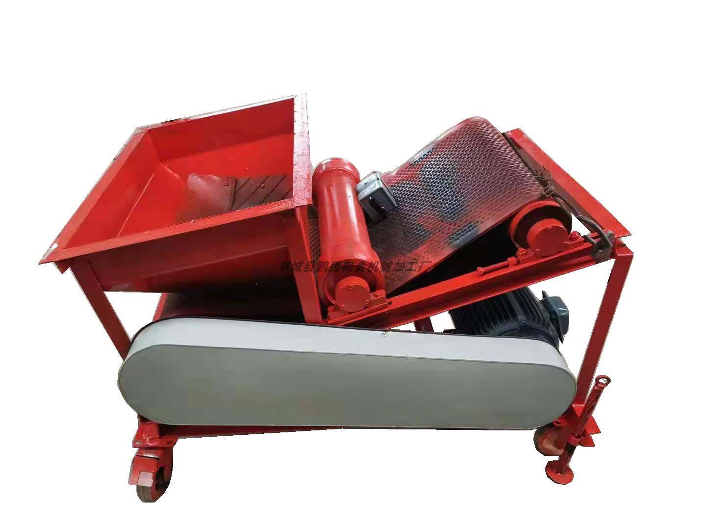 谷物清杂扬场机皮带输送抛粮头可移动抛粮机农场筛选机无风抛谷机