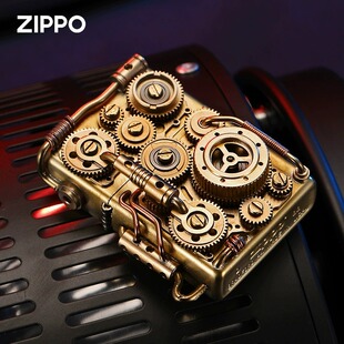 官方正版zippo打火机蒸汽朋克十一联动机械结构 机关煤油防风正品