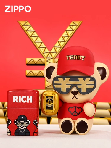 Пожарная машина Zippo Teddy Bear Teddybear подлинный суставочный набор подарочная коробка, чтобы дать парню подарки на День святого Валентина