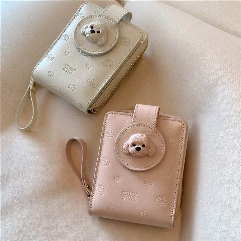 南风Chio2nd 面包小狗真皮卡包精致软萌小狗钱包手拿包证件收纳包,箱包皮具/热销女包/男包,钱包,淘宝优惠券,粉丝福利购,淘宝优惠卷