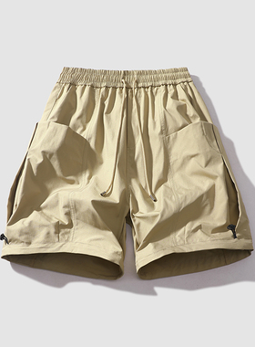 VISVIM BESSEL日本潮流教父大码工装休闲短裤男士冰丝防晒五分裤