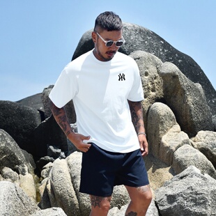 NASA潮牌纯棉短袖t恤男士T恤2026夏季打底衫体恤休闲百搭半袖男款