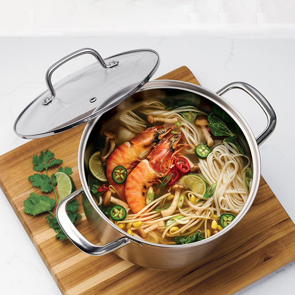 304不锈钢汤锅24cm家用煲汤锅