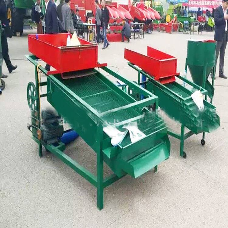 电动粮食谷物去杂筛选机 谷子水稻清选机小型两相电玉米筛选机