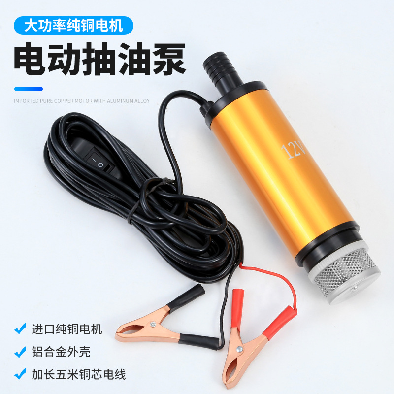 直流抽水泵浇水浇菜12v24v48v60v农用船用电动抽水机电瓶车抽水器