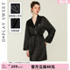 女士2026年春季 DPLAYSWEET法式 轻奢定制爱心提花缎面睡衣睡袍套装