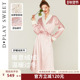 DPLAYSWEET 舒暖绒 轻奢撞色浴袍冬舒适加厚保暖女士睡袍家居服