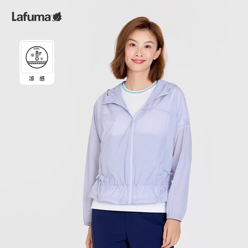 LAFUMA乐飞叶户外春夏新款防紫外线防晒衣女士连帽外套LFJA5BP67