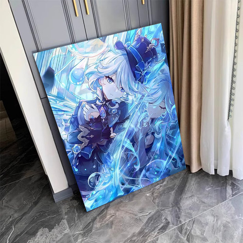 原神芙宁娜卡通DIY数字油画