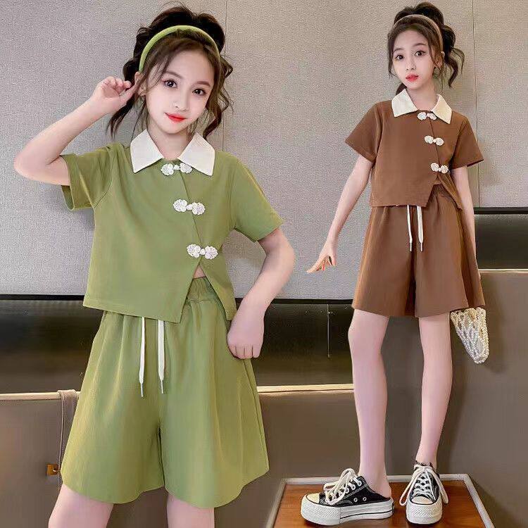 全棉质量套装夏季儿童装短裤两件套速干篮球服夏装中大童薄款衣服