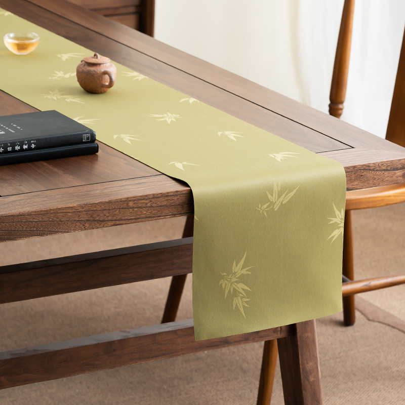 新中式禅意茶席双面防水长条茶桌布复古高端轻奢茶台桌布艺,居家布艺,茶席,淘宝优惠券,粉丝福利购,淘宝优惠卷