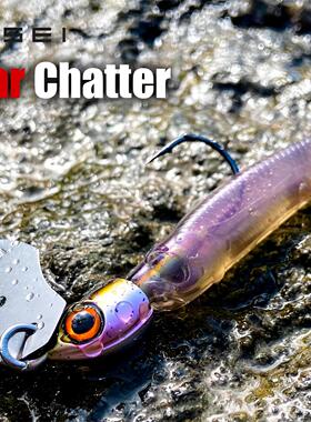 常吉Liar Chatter无胶裙挡水板jig路亚挡板铅头钩黑坑野钓鲈鱼饵