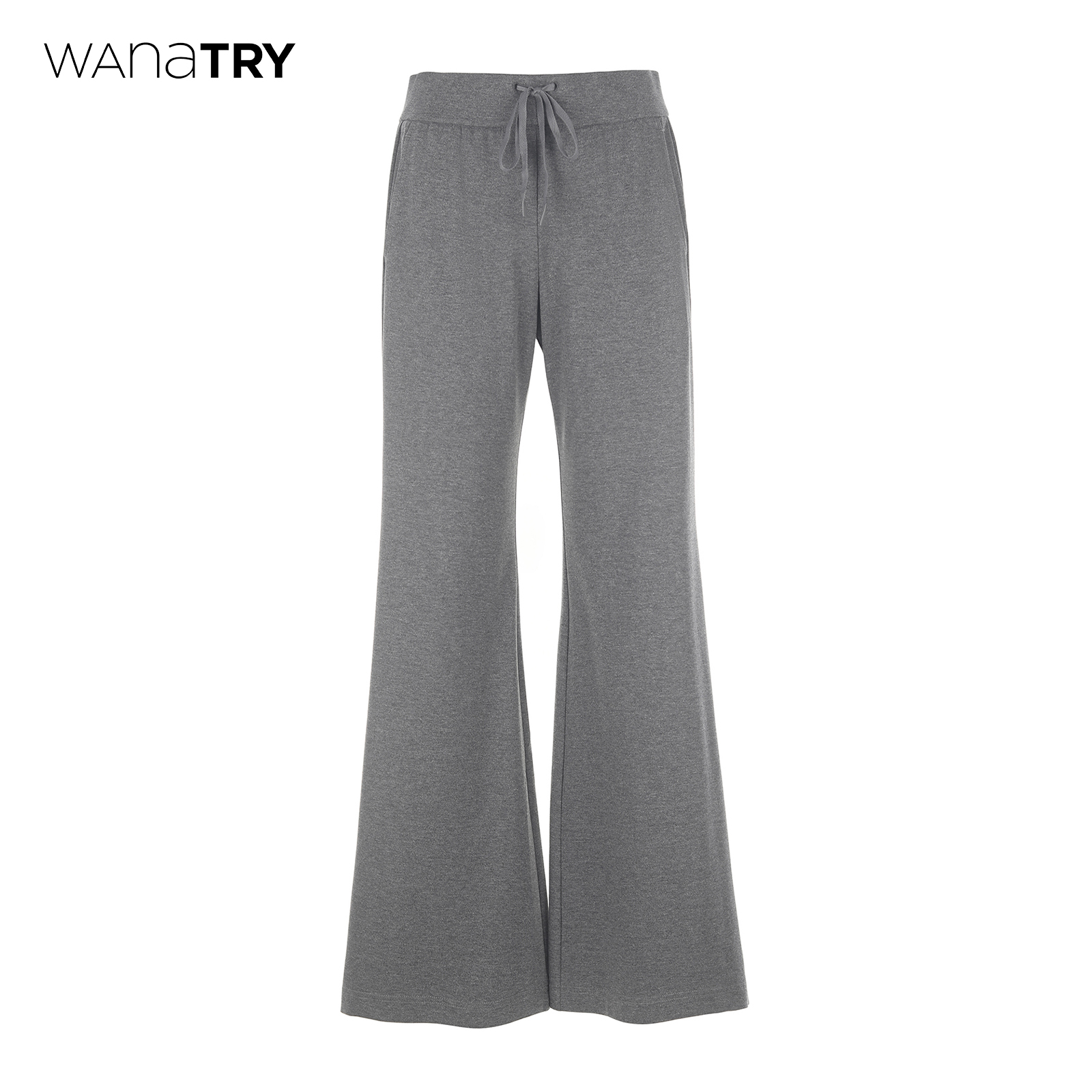 wanatry薄款柔软显瘦喇叭裤女