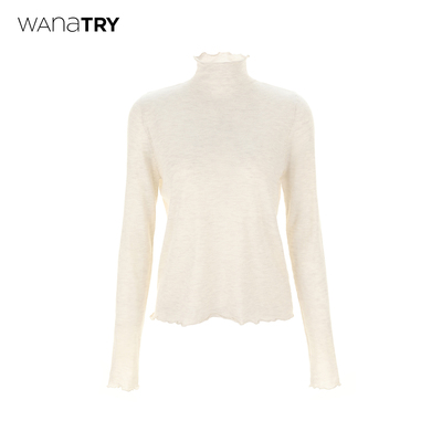 wanatry绵羊毛软糯感打底衫女