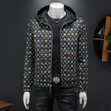 双面穿防风连帽外套2025秋季新款刺绣夹克男装JK2543-P155，商品下架区，电商D316