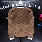 2024秋冬网红同款男士v领韩版外套精神开衫针织衫6510-P145，商品下架区，电商D316